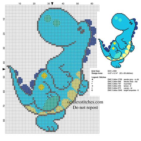 dinosaur counted cross stitch|cross stitch dinosaur patterns free.